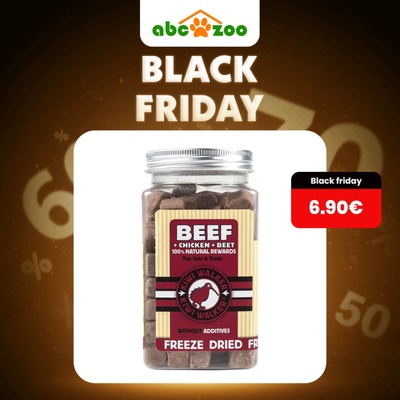 Kiwi Walker Mrazem sušené hovězí + kuřecí + červená řepa 90 g