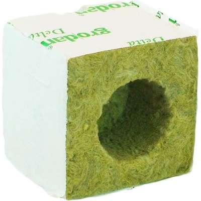 Grodan Pestovateľská kocka malá 75x75x65 mm s veľkou dierou box 384 ks
