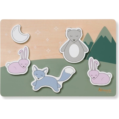 Hauck Дървен пъзел Puzzle N Fit Forest (813090)