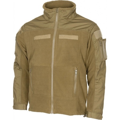 Bunda MFH Defence taktická fleece combat coyote brown
