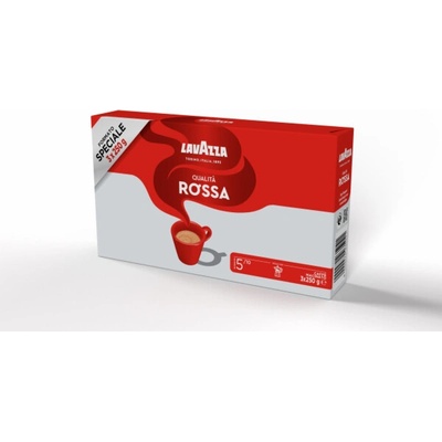 Lavazza Qualita Rossa mletá 3 x 250 g