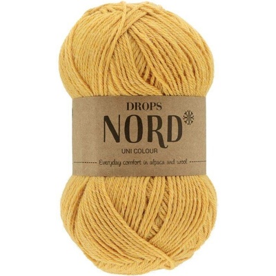 Drops Nord Uni Colour 18 zlatožlutá
