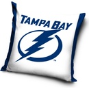 TipTrade Velurový vankúš NHL Tampa Bay Lightning 40x40