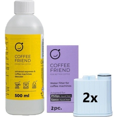 Coffee Friend Philips / Saeco 2 ks + odvápňovač 500 ml