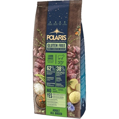 Polaris Grain free Adult jahňa a ryža 12 kg
