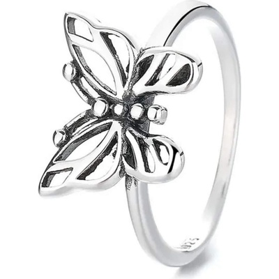 Silenti Jewelry Сребърен пръстен "Пеперудени Криле" - 9 - 59.5мм (19.1мм диам. )