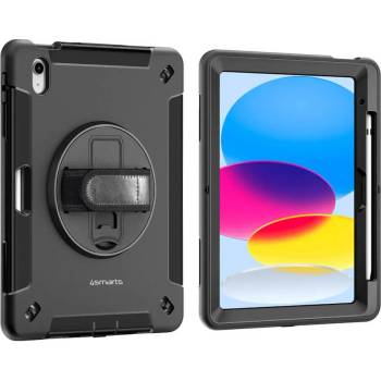 4smarts Rugged Tablet Case Grip - удароустойчив калъф за iPad 10 (2022) (черен)