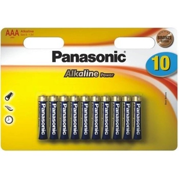 Panasonic Alkaline Power AAA 10ks LR03APB/10BW