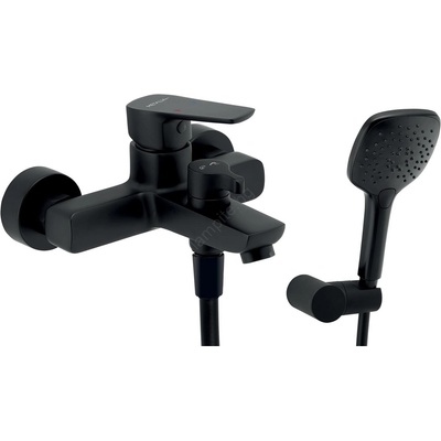 FERRO - Комплект за вана с смесител METALIA черен (NR0121)