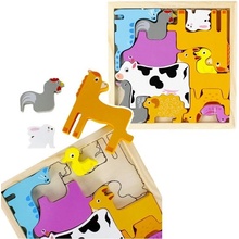 CreativeToys Puzzle skladačka Zvieratká