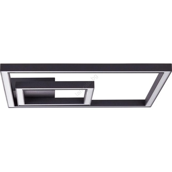 Brilliant - LED Плафониера QUON LED/24W/230V 3000K 40x40 см черен (BI0070)
