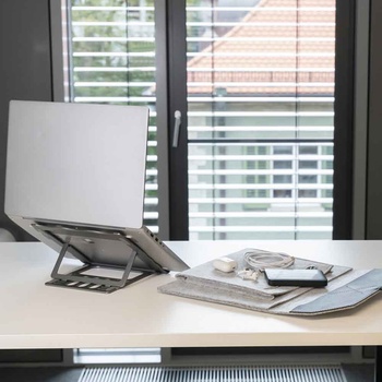 4smart Филцов (вълнен) калъф за лаптопи и таблети до 13 инча - 4smart FeltiBag Protective Sleeve (сив) (540159)