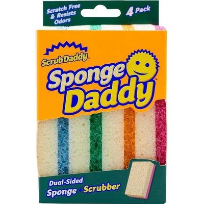 Scrub Daddy Houbičky sponge daddy na mytí nádobí 4 ks