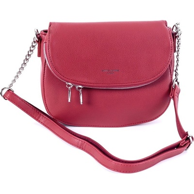 David Jones tmavěcrossbody kabelka 6815-1 červená