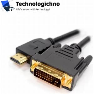 VCOM Кабел Vcom HDMI - DVI M/M 24+1 Black 1.5m (CG481G-1.5)
