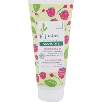 Klorane Junior Raspberry sprchový gél 200 ml