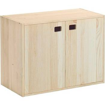 Astigarraga Dinamic Policová skříň, 53,5 × 70,8 × 33 cm, borovicové dřevo DM2HOR.99