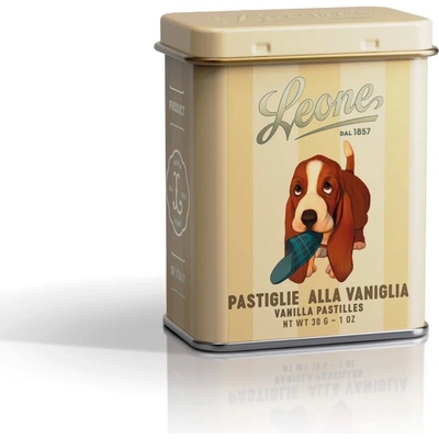 Leone 1857 Teneri Cuccioli Vaniglia Pastilky s příchutí vanilky 30 g