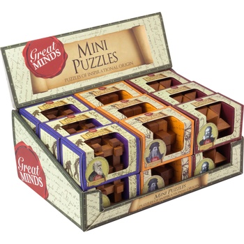 Professor Puzzle Дървен логически пъзел Professor Puzzle - Great Minds, асортимент (GM1168)