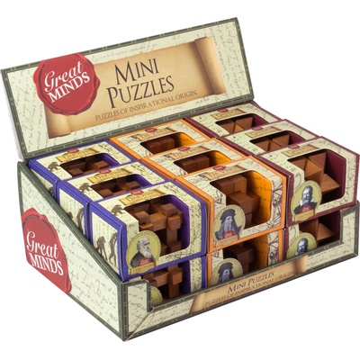 Professor Puzzle Дървен логически пъзел Professor Puzzle - Great Minds, асортимент (GM1168)