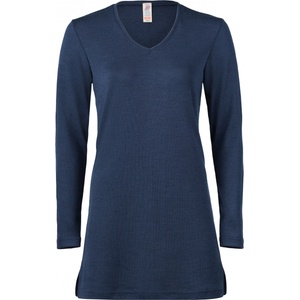 Engel Дамско мериносово термобельо Engel Women's Longshirt Merino base layer - Marine - размер 42/44 (EU) (115-1583-0213)