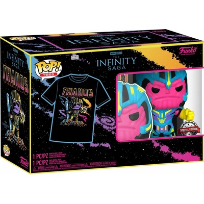 Funko Pop! & Tee Marvel Thanos BlackLight