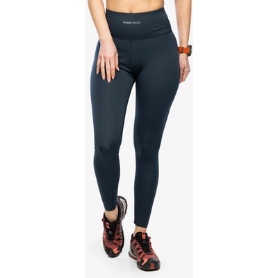 super.natural Dámské merino legíny HIGH RISE TIGHT Blueberry