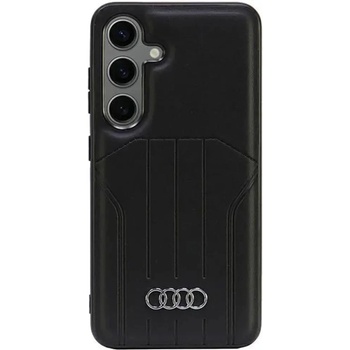 Audi Synthetic Leather MagSafe S24 S921 черен/черен твърд калъф AU-TPUPCMS24-Q5/D1-BK (6955250228121)