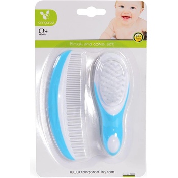 Cangaroo Гребен и четка c2000 син (3800146263942)
