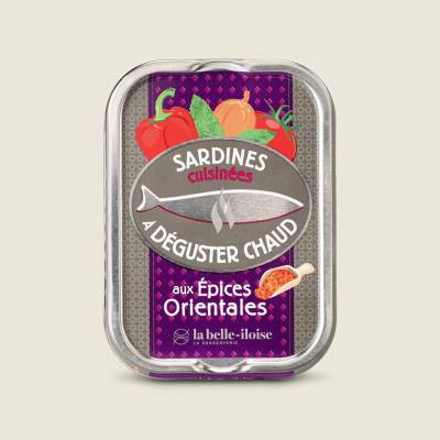 La Belle Illoise Sardinky s orientálním kořením k tepelné úpravě 115 g