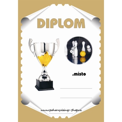 VIZINGR Kuželky diplom č.10