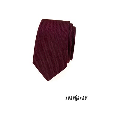 Avantgard kravata Lux Slim 571-22293 bordó