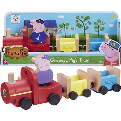 Character Prasiatko Peppa vláčik