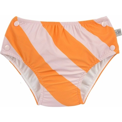 Dětské plavky s plenkou Lassig Snap Swim Diaper stripes pale pink orange