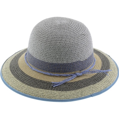 Fiebig Headwear since 1903 Dámský letní klobouk Cloche Turkis