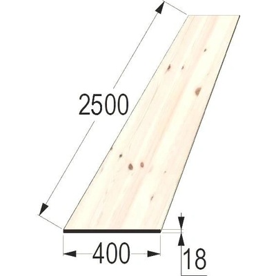 Spárovka SM 18x400 x 2500 průběžná A/B