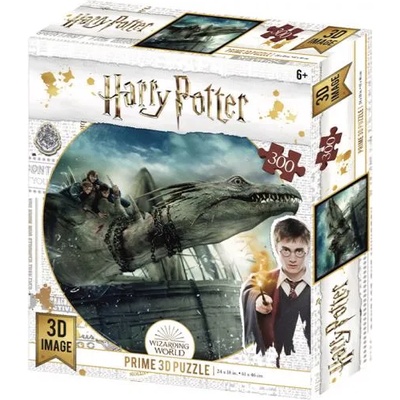 Prime 3D - Puzzle Harry Potter: The Dragon from Gringotts 3D - 300 piese