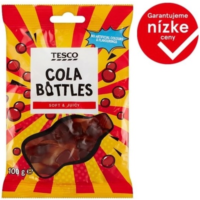 Tesco Želé cukríky s kolovou príchuťou 100 g