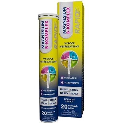 Magnesium B-Komplex Rapid 20 eff. tablet