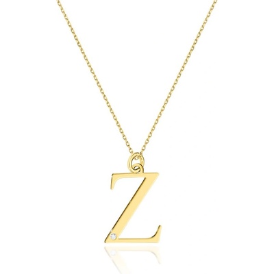 Blink Blink Celebritka Písmeno Z zo žltého zlata s diamantom 5186ZDB Z