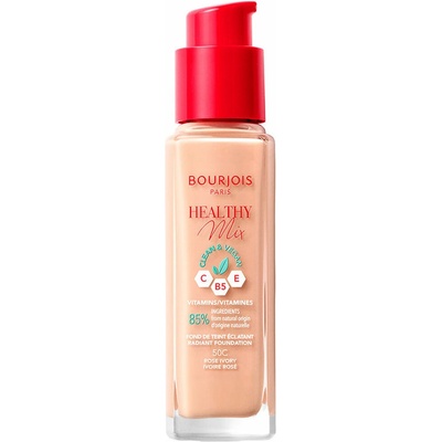Bourjois Paris Healthy Mix Clean & Vegan Radiant Foundation hydratační a rozjasňující make-up 50C Rose Ivory 30 ml
