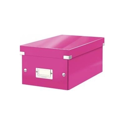 Leitz 604223 Škatuľa stredná Click & Store ružová WOW