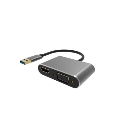 VCOM КАБЕЛЕН КОНВЕРТОР usb3.0 apa - vga + hdmi nut cu322m (cu322m)