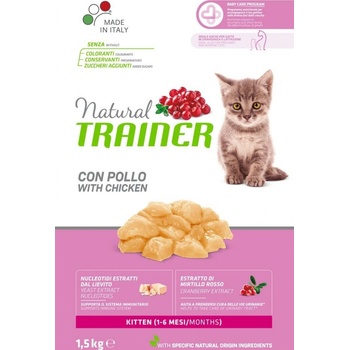 Natural Trainer Cat Kitten kuřecí 1,5 kg