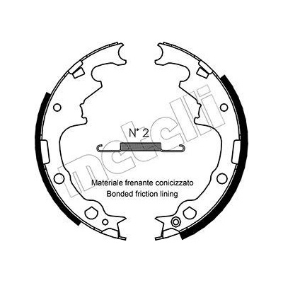 Sada brzdových čeľustí METELLI 53-0349