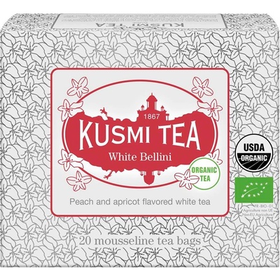 Kusmi Tea Бял чай Bellini в муселинови торбички 20 бр (21700A1120)
