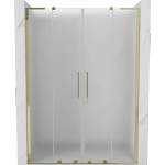 Mexen Velar L Duo плъзгащи се врати за душ 140 cm, матирано, златно - 871-140-003-32-50 (871-140-003-32-50)