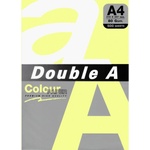 Double A Цветна хартия Double A, A4, 100л, жълт пастел