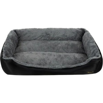 Purlov Приют за кучета Purlov 60x45cm - L - черно-сив (5904665713525)