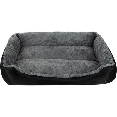 Purlov Приют за кучета Purlov 60x45cm - L - черно-сив (5904665713525)